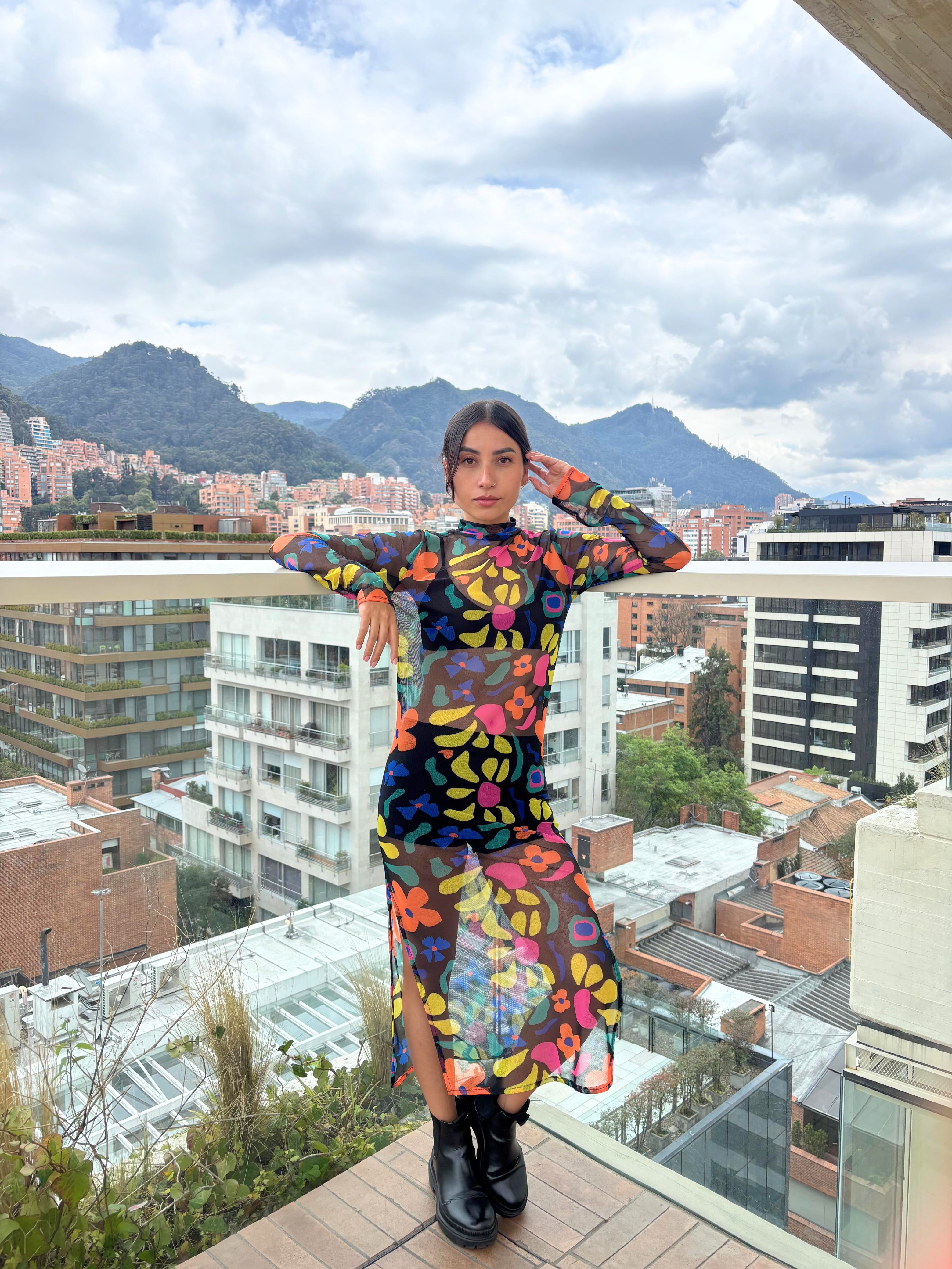 Vestido Mesh Prisma