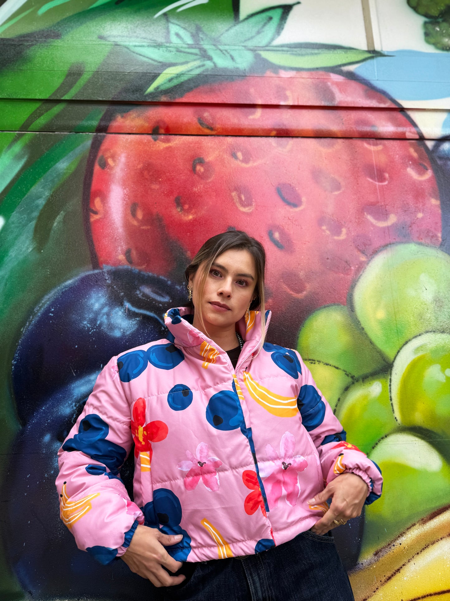 CHAQUETA ACOLCHADA PUFFER ARÁNDANOS