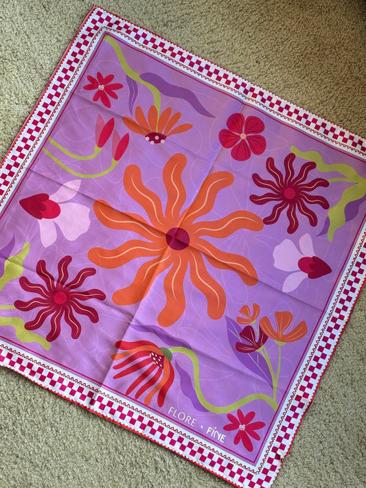 Pañoleta Flores de verano