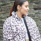 Chaqueta acolchada Animal print