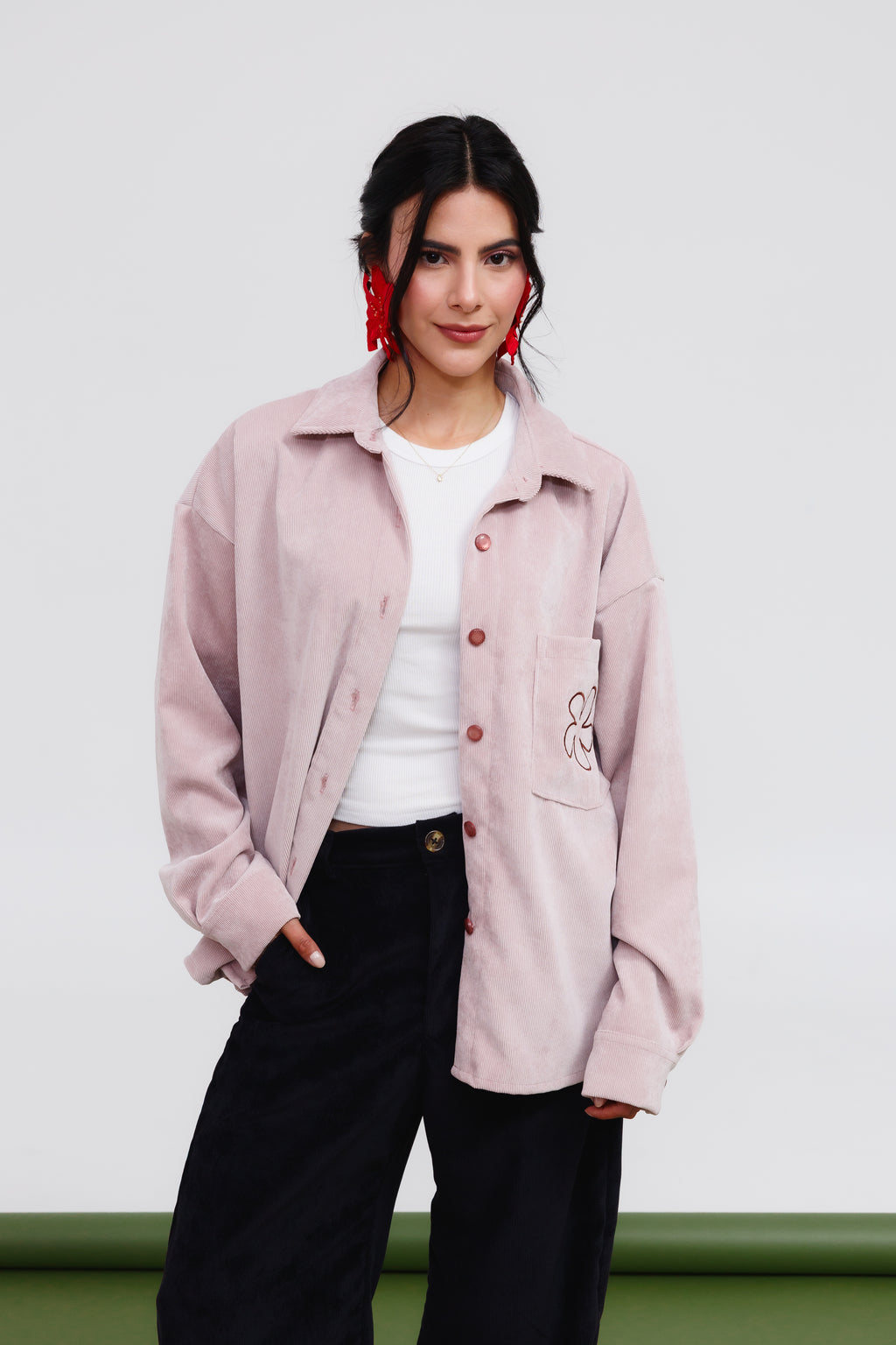 Camisa Margarita Oversize Pana