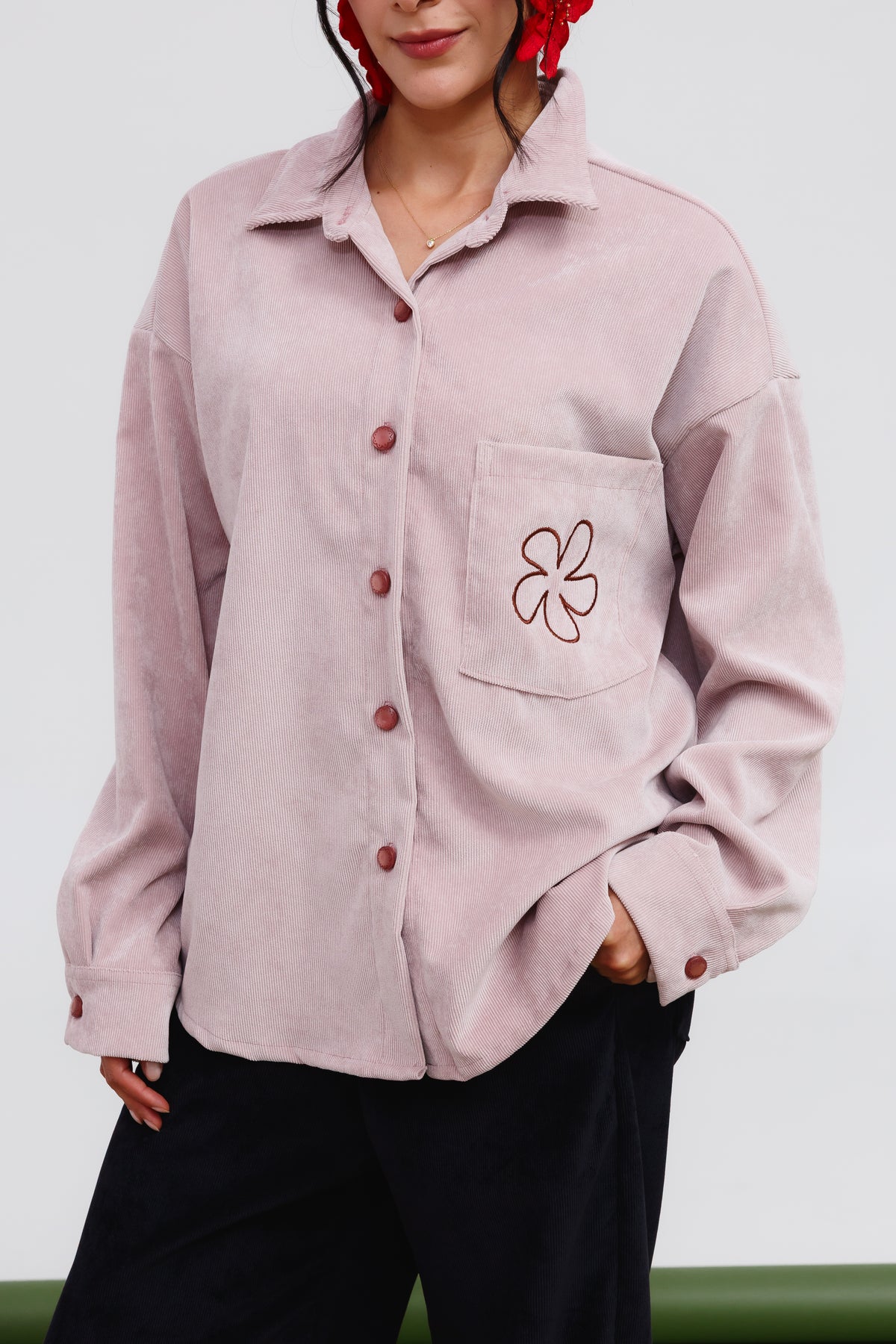Camisa Margarita Oversize Pana