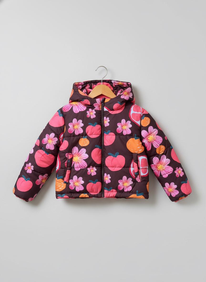 CHAQUETA MELÓN CON CAPOTA